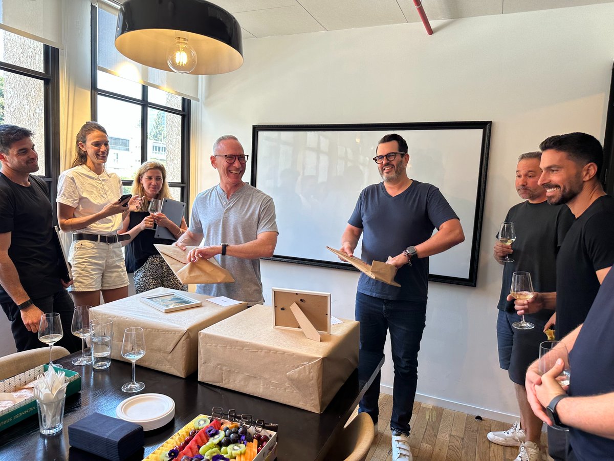 shai_wininger's tweet photo. Yesterday was @daschreiber's and my 10-year employee anniversary at @Lemonade_Inc, so I thought I'd share 10 lesser known fun moments from our history together. https://t.co/biEZIOhwpJ
