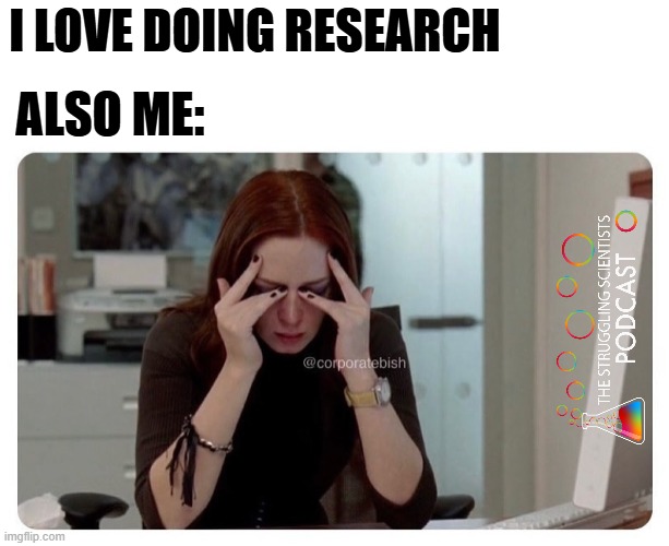 The research life rollercoaster of emotions😅