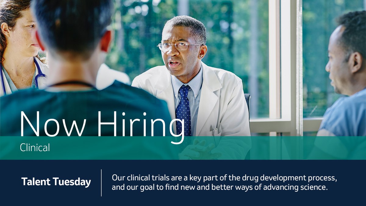 It’s #TalentTuesday! ✨

Are you interested in helping identify potential new treatments to improve people's health? 🔬

Join our clinical team in working to uncover the answers to important and tough scientific questions: bit.ly/3Sl3o9o

#MSDCareers