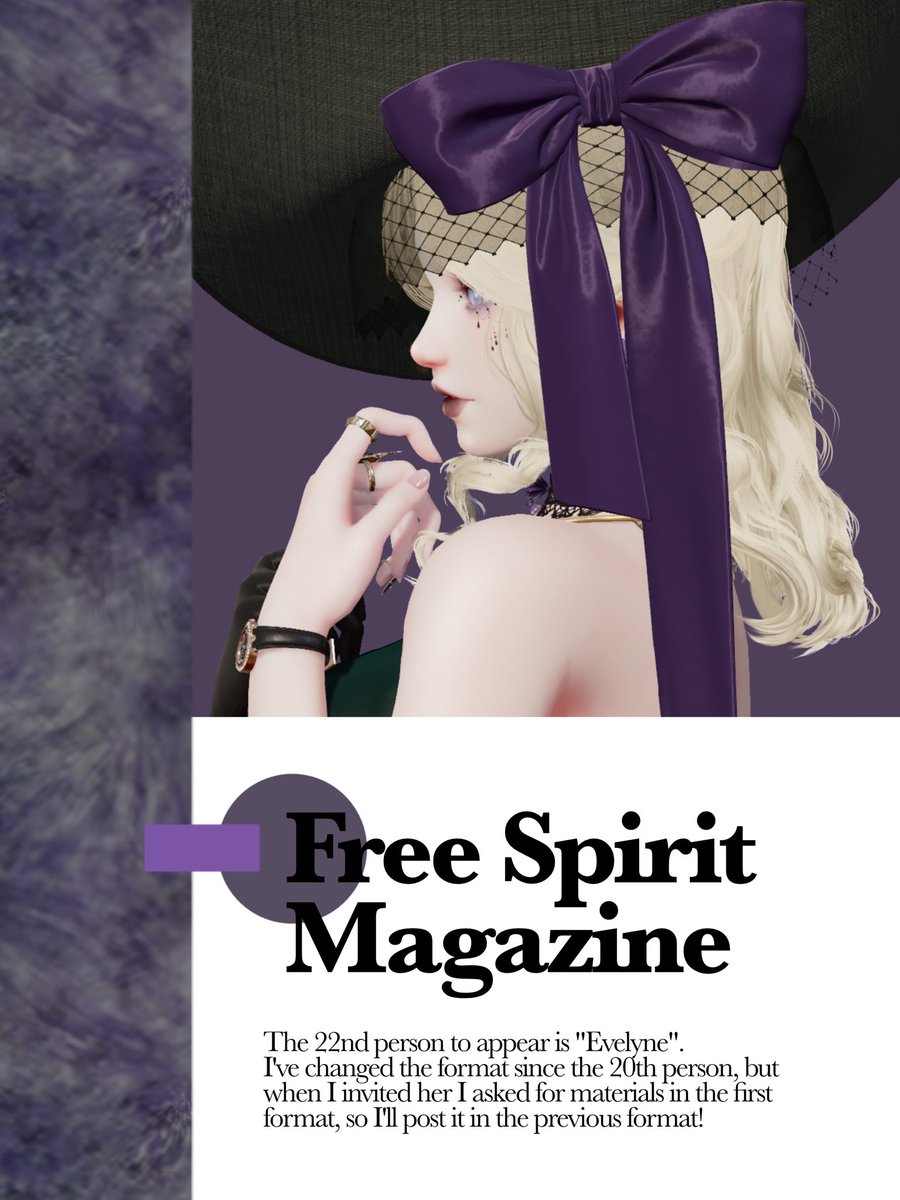 FSM_krpr's tweet photo. Free Spirit Magazine Vol.22
   Model ∴ Evelyne
#FS_Magazine  #キラパラ https://t.co/ZbkqJuIA7y