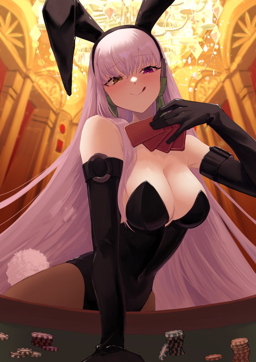 ♦︎•♣︎•━━━━
　　 　　　  ♡𝕓𝕦𝕟𝕟𝕪 𝕘𝕚𝕣𝕝♡
　　　　　　　　　━━━━•♠︎•♥︎

　　　╭━━━━━━━━━━━━━╮
　　　　　 負けたら…分かるわね？
　　　╰━━━━━━ｖ━━━━━━╯