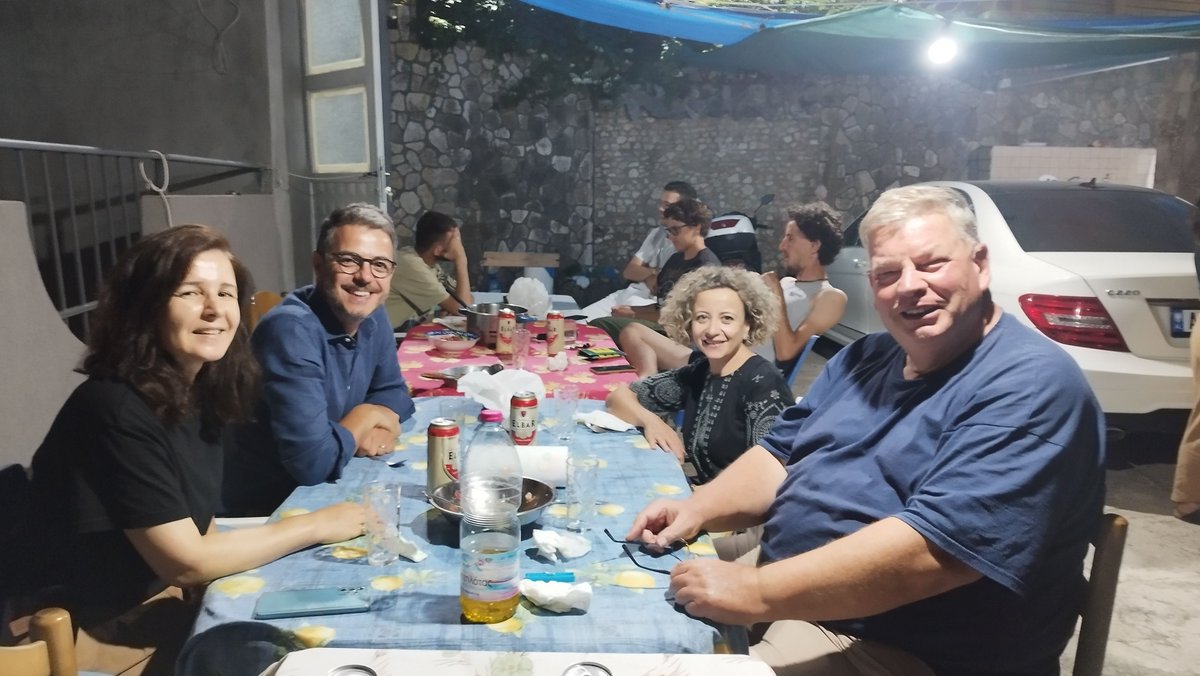 With our Kestrine friends, Milena Melfi and Oliver Gilkes!