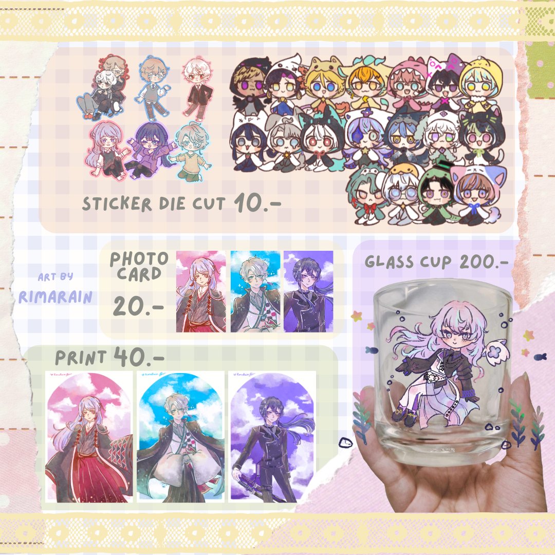 ล..ลงตอนไหน...เจ้าของบูธพึ่งเห็นโพสต์...
ยังไงก็ฝากงานด้วยนะครับบ อันนี้ใบเมนูส่วนของริมะครับ (　-∀・)