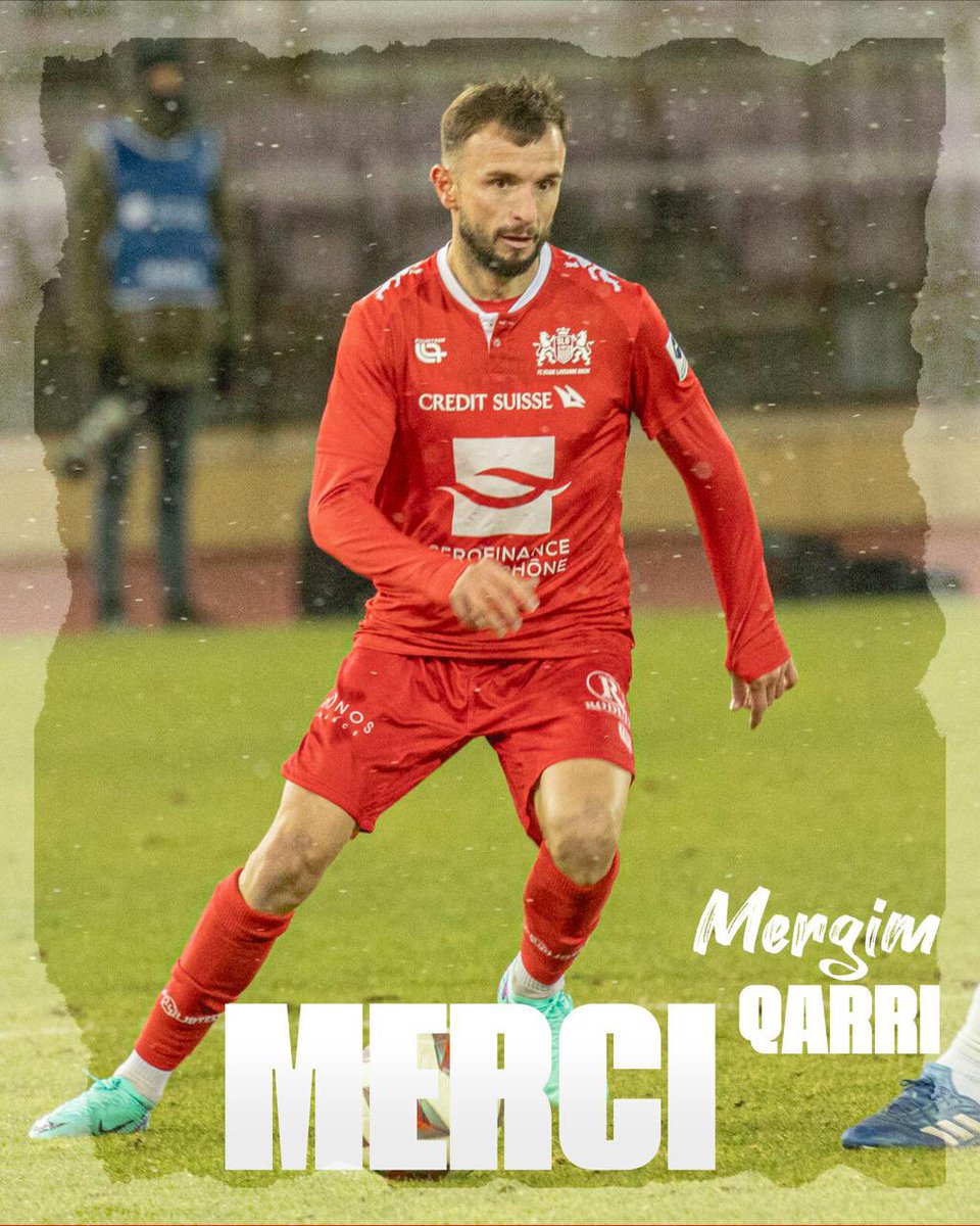 FC Stade Lausanne Ouchy (@fc_slo) on Twitter photo ๐ฝ๐ค๐ฃ๐ฃ๐ ๐จ๐ช๐๐ฉ๐ ๐๐๐ง๐๐๐ข โค๏ธ๐ค
Le SLO annonce le dรฉpart de son numรฉro 10 Mergim Qarri.
Acteur majeur lors de la montรฉe des Lions en Super League, Mergim s'est toujours illustrรฉ par son professionnalisme tant sur le terrain qu'en dehors.
Bonne suite Maestro๐ ๐ฝ๐ค๐ฃ๐ฃ๐ ๐จ๐ช๐๐ฉ๐ ๐๐๐ง๐๐๐ข โค๏ธ๐ค
Le SLO annonce le dรฉpart de son numรฉro 10 Mergim Qarri.
Acteur majeur lors de la montรฉe des Lions en Super League, Mergim s'est toujours illustrรฉ par son professionnalisme tant sur le terrain qu'en dehors.
Bonne suite Maestro๐