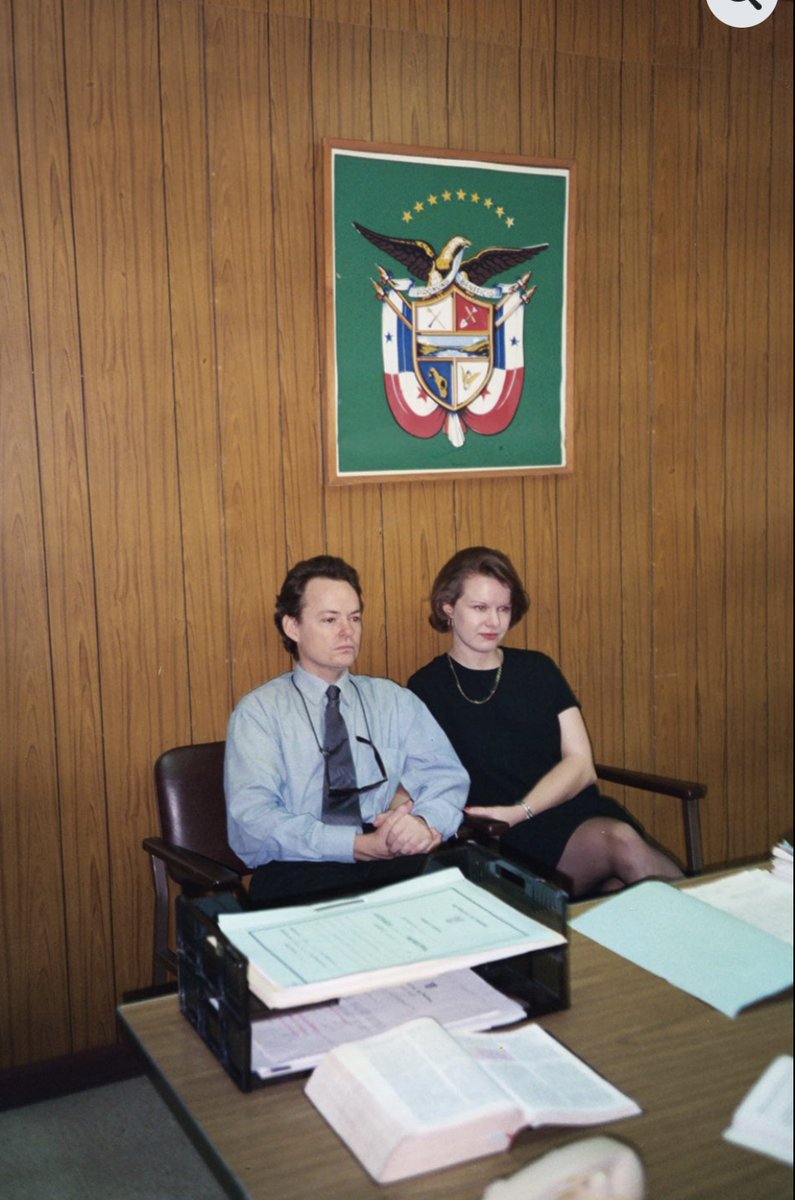 Michellewb_'s tweet image. 29 years ago today I said "Si" to the Panamanian judge and @realdealneil_ and I were married. (Neil was the Panama-based Latin American correspondent for the ABC back then. Panama was not only where we were married but where I got my start in the maritime sector working as a…