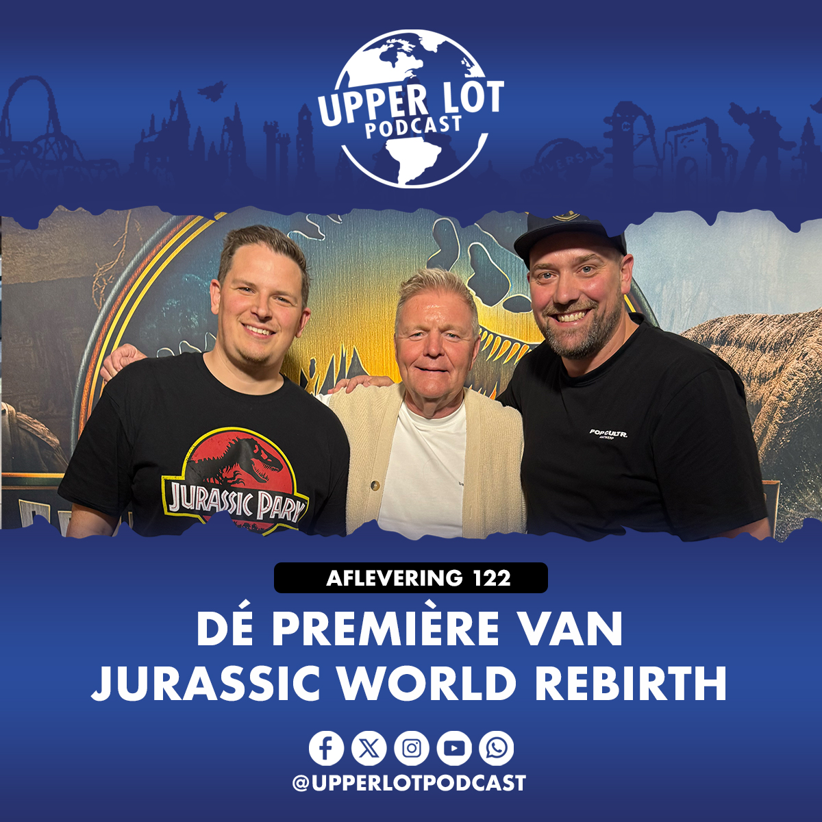 We waren aanwezig bij dé première van #JurassicWorldRebirth in Pathé de Munt, Amsterdam - Beluister deze aflevering nu via Apple Podcasts, Spotify en YouTube #podcast <a href="/Universal_NL/">Universal Pictures</a>