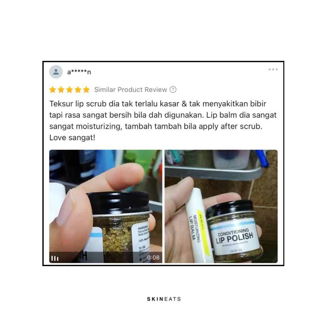 Ever scrubbed your lips &amp; felt ouch? That’s why we made Conditioning Lip Polish gentle yet powerful - removing dead skin without irritation.

Inside every jar? Ingredients your lips will love. Read real reviews that made our day (and might change your lip routine!).
 💋