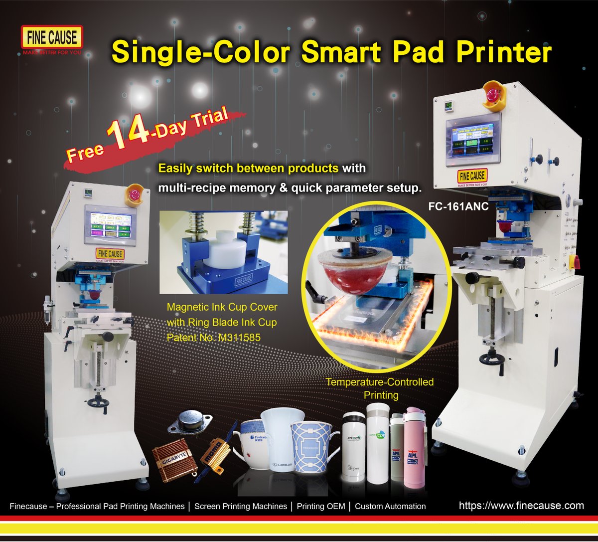 FinecausePrint's tweet image. Every printing issue you’ve faced — we’ve already solved it for you.
🔹 FC-161ANC Single-Color Pad Printer
finecause.com/product/9d5YPD…

#PadPrinter
#SingleColorPadPrinter
#SmartPadPrinter
#InkCupPadPrinter
#PadPrinting
#PadPrintingMachine