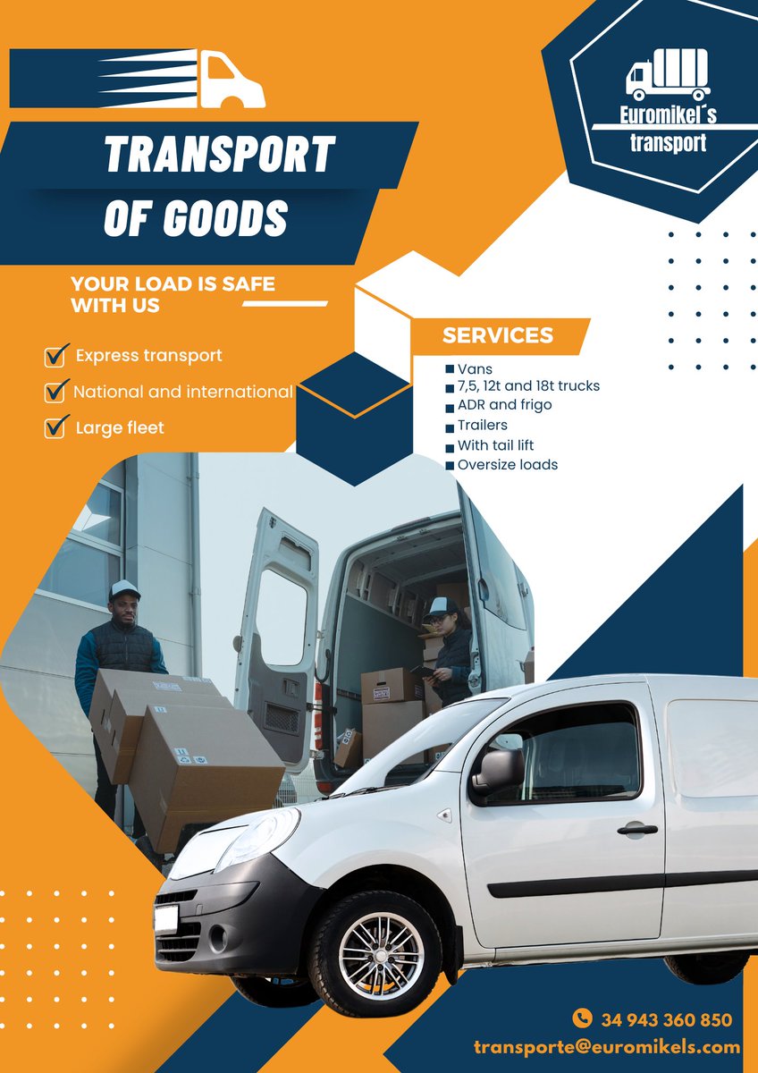 EuromikelsSL's tweet photo. Contact us and consult the price and transit for what you need, to any destination from any national and international cargo point!

trafico2@euromikels.com

https://t.co/3IMANff2rS https://t.co/Q3csQNTIRx