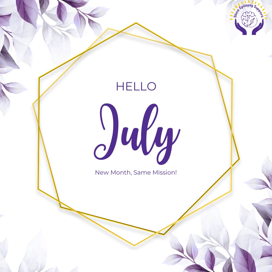 📢 New Month, Same Mission!

Welcome to July! This month, join us as we continue to raise awareness, share stories, and support the epilepsy community. 

#ShineWithUs #EpilepsyAwareness