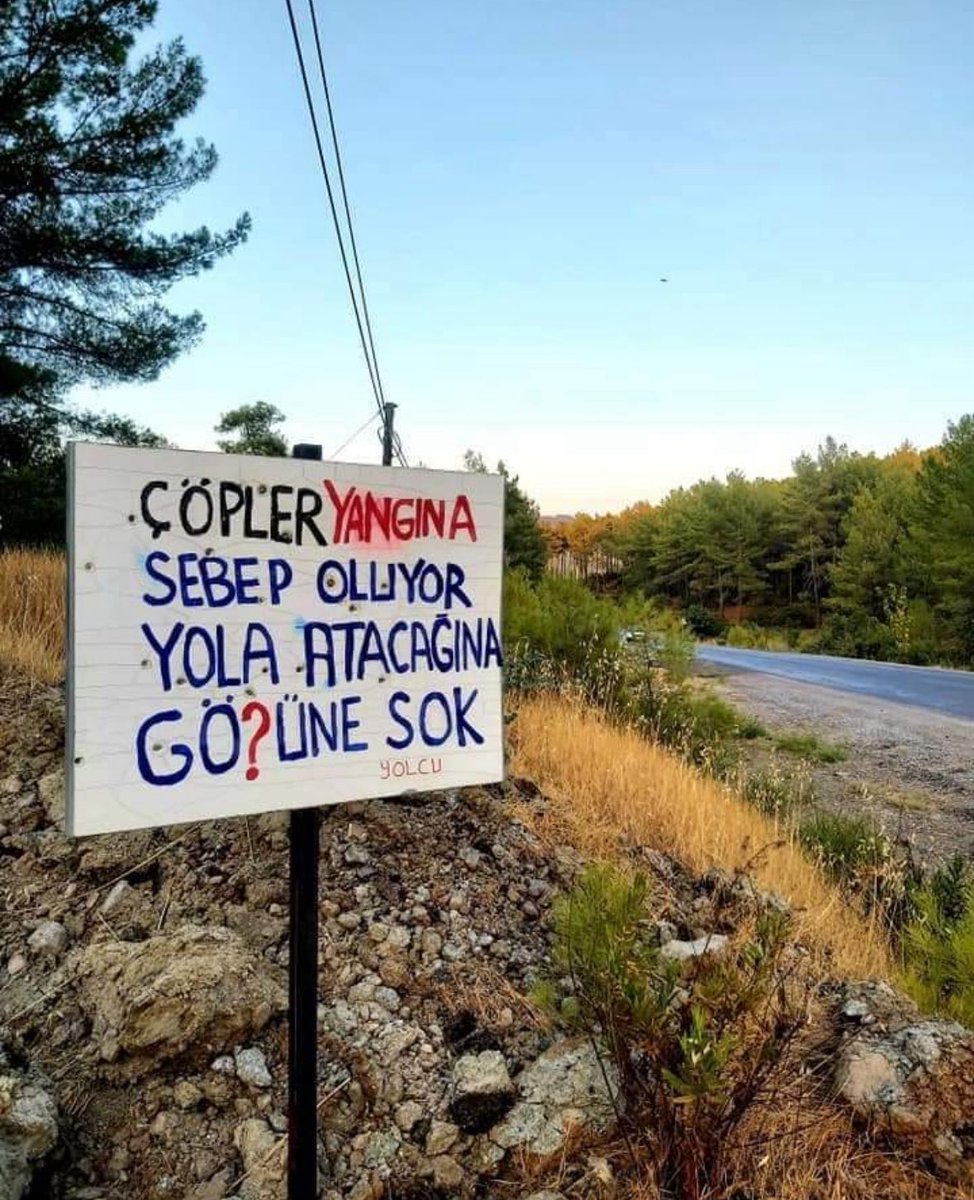 Bazen net olmak iyidir dünyanın en haklı uyarısı #yangın