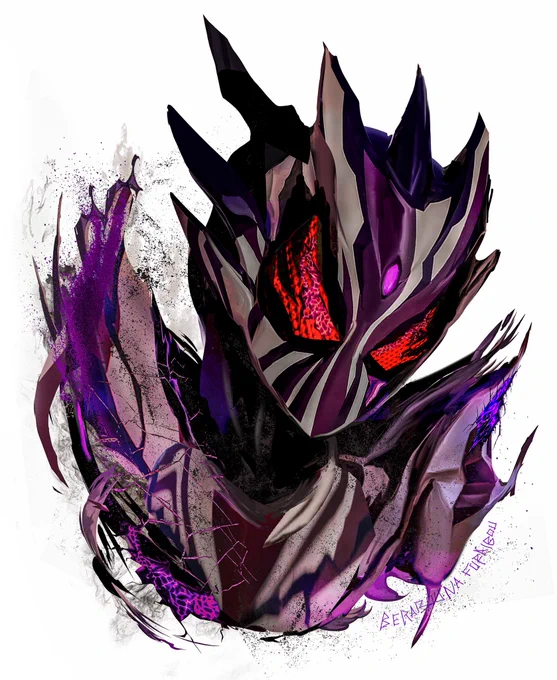 実験の果てに残るモノ #仮面ライダーガヴ #fanart #仮面ライダーベイク #酸賀研造