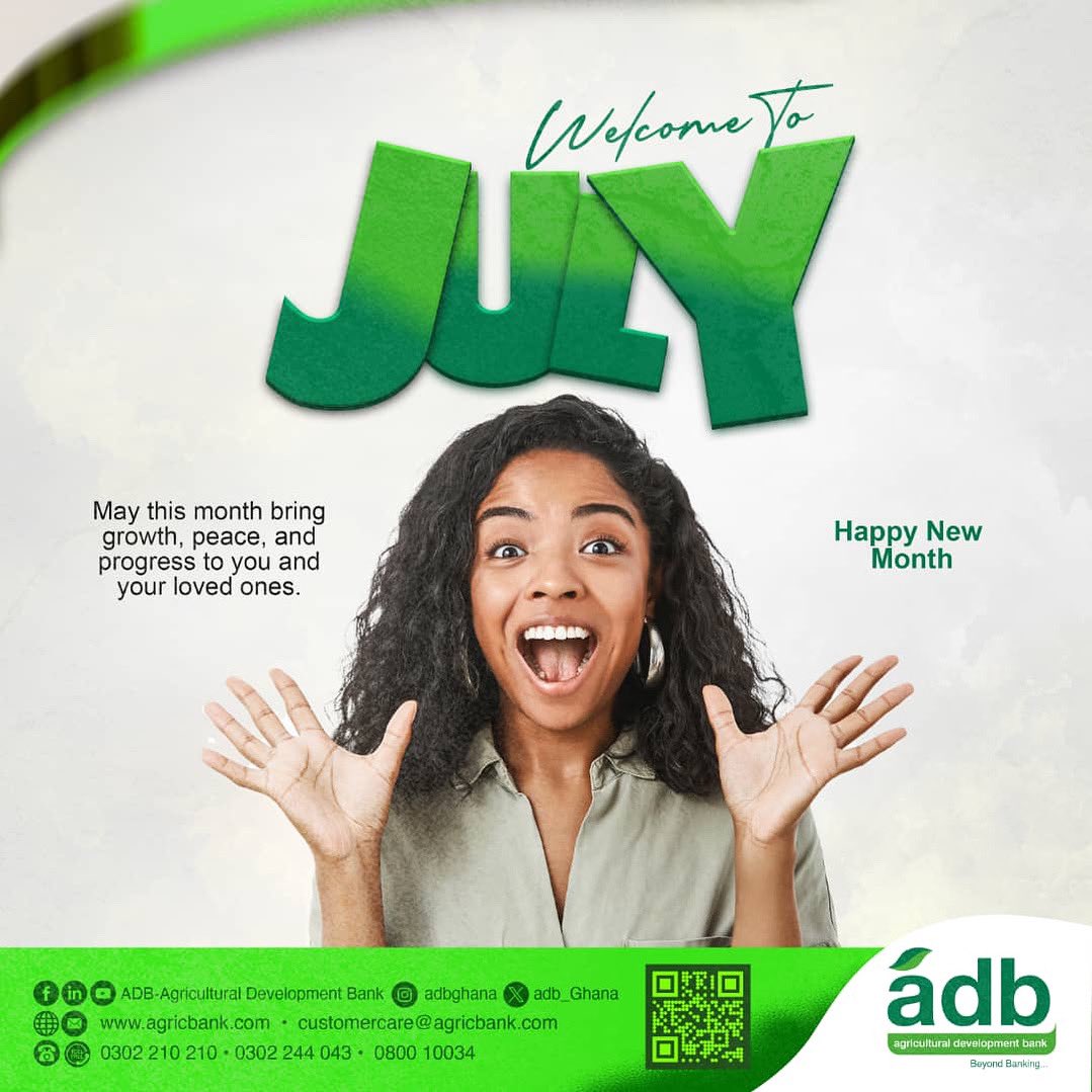 adb_Ghana's tweet image. A new chapter begins. May your days be filled with peace, your steps with progress, and your life with growth. #happynewmonth💚 #adbghana