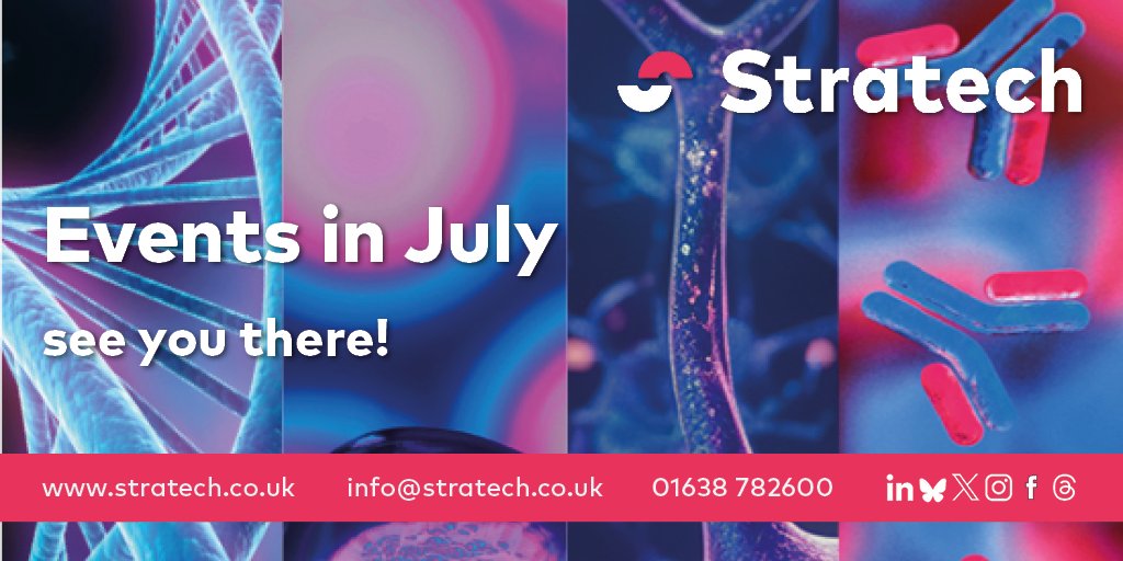 Stratech Scientific (@stratech_uk) on Twitter photo Don't miss out on seeing us this July!
Look out for us here:
📍75th BMVBS Annual Meeting
📍Oxford Graduate Student Symposium
📍<a href="/UoS_SRM/">UoS Research Meeting</a> Symposium
📍<a href="/LMBPhDSymposium/">LMB-IP Graduate Life Sciences Symposium</a>
📍<a href="/UKBspr/">British Society for Proteome Research</a> #BSPR2025 Don't miss out on seeing us this July!
Look out for us here:
📍75th BMVBS Annual Meeting
📍Oxford Graduate Student Symposium
📍<a href="/UoS_SRM/">UoS Research Meeting</a> Symposium
📍<a href="/LMBPhDSymposium/">LMB-IP Graduate Life Sciences Symposium</a>
📍<a href="/UKBspr/">British Society for Proteome Research</a> #BSPR2025