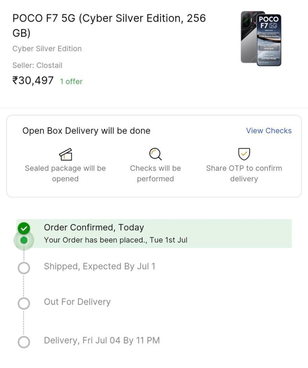 Vibes_hj's tweet photo. Time to get hands on the new beast 💪 #POCOF75G #Flipkart 
@IndiaPOCO 
@Himanshu_POCO https://t.co/OrM6fq1tbY