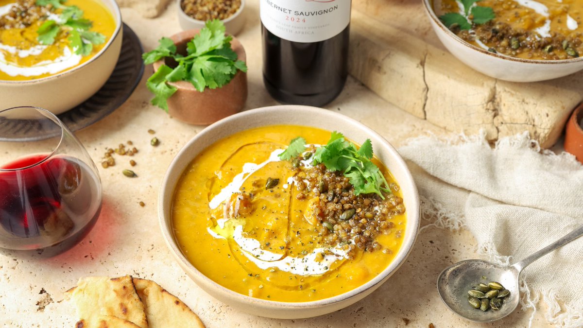 Crush (@crush_online) on Twitter photo This Pumpkin & Lentil Coconut Curry is the warming bowl you need right now.
Serve with a glass of <a href="/LeopardLeapWine/">Leopard's Leap</a> Cabernet Sauvignon for the ultimate plant-based comfort.
crushmag-online.com/pumpkin-and-le… This Pumpkin & Lentil Coconut Curry is the warming bowl you need right now.
Serve with a glass of <a href="/LeopardLeapWine/">Leopard's Leap</a> Cabernet Sauvignon for the ultimate plant-based comfort.
crushmag-online.com/pumpkin-and-le…
