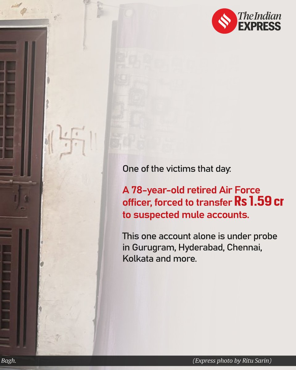 A ghost address. A fake foundation. Nearly Rs 4 crore moved in a day — without anyone blinking.

On August 8, 2024, a #bank account with just Rs 556 as opening balance received Rs 3.72 crore — and sent out Rs 3.33 crore. 

One of many such #digital arrest scams that’s now under