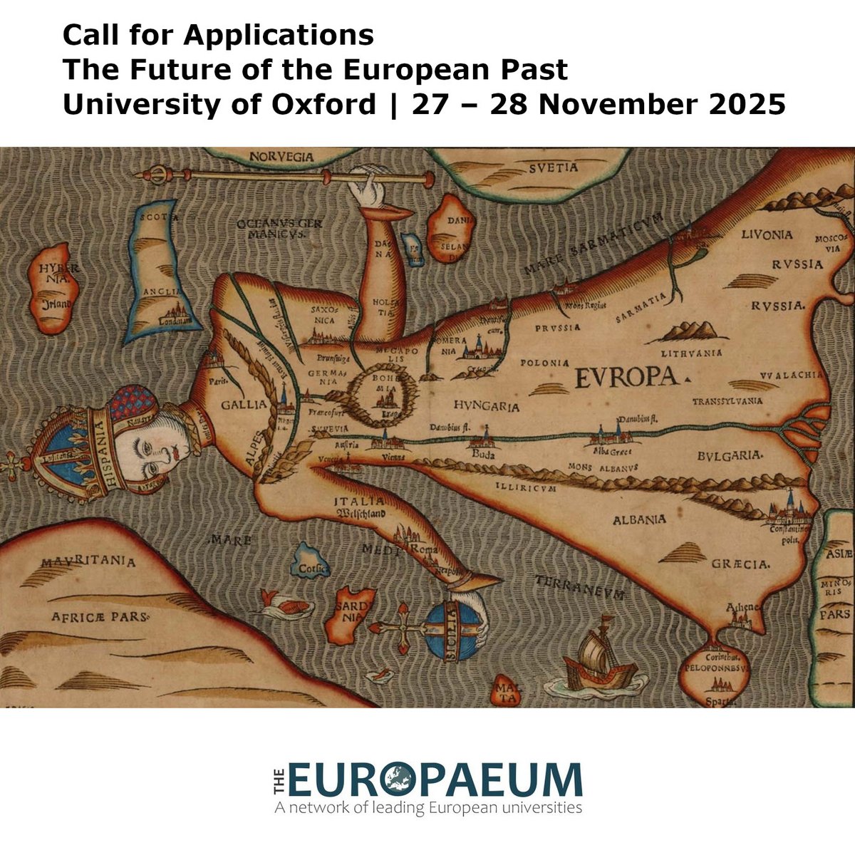 UCM Global (@oficinari_ucm) on Twitter photo 📜 <a href="/the_europaeum/">The Europaeum</a> History Seminar: The Future of the European Past
📍 Oxford | 🗓 27–28 Nov 2025
🎯Open to MA & PhD students at member unis.
🛏️Free accommodation +✈️ travel reimbursement!
⏰Apply by 25 July: applications@europaeum.org
#History #EU 📜 <a href="/the_europaeum/">The Europaeum</a> History Seminar: The Future of the European Past
📍 Oxford | 🗓 27–28 Nov 2025
🎯Open to MA & PhD students at member unis.
🛏️Free accommodation +✈️ travel reimbursement!
⏰Apply by 25 July: applications@europaeum.org
#History #EU