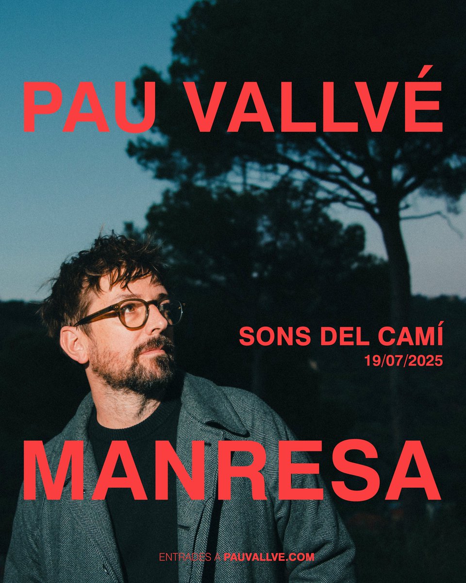 MANRESA!
Venim a tocar d'aquí a dues setmanes!

Entrades i detalls a pauvallve.com/concerts