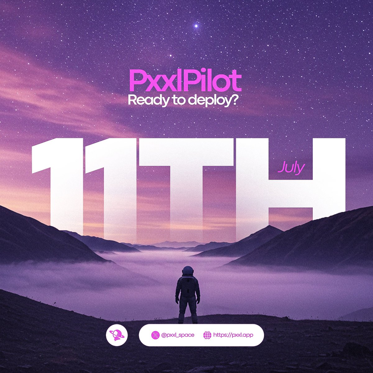 Hello PxxlPilots.
You’ve entered July airspace.
The signal is clear. The system is green.
We’re 11 days from launch.

Stay locked in.
We’re about to change hosting foreverrr. 
If you're excited, Let's get a "Lfg" from you
