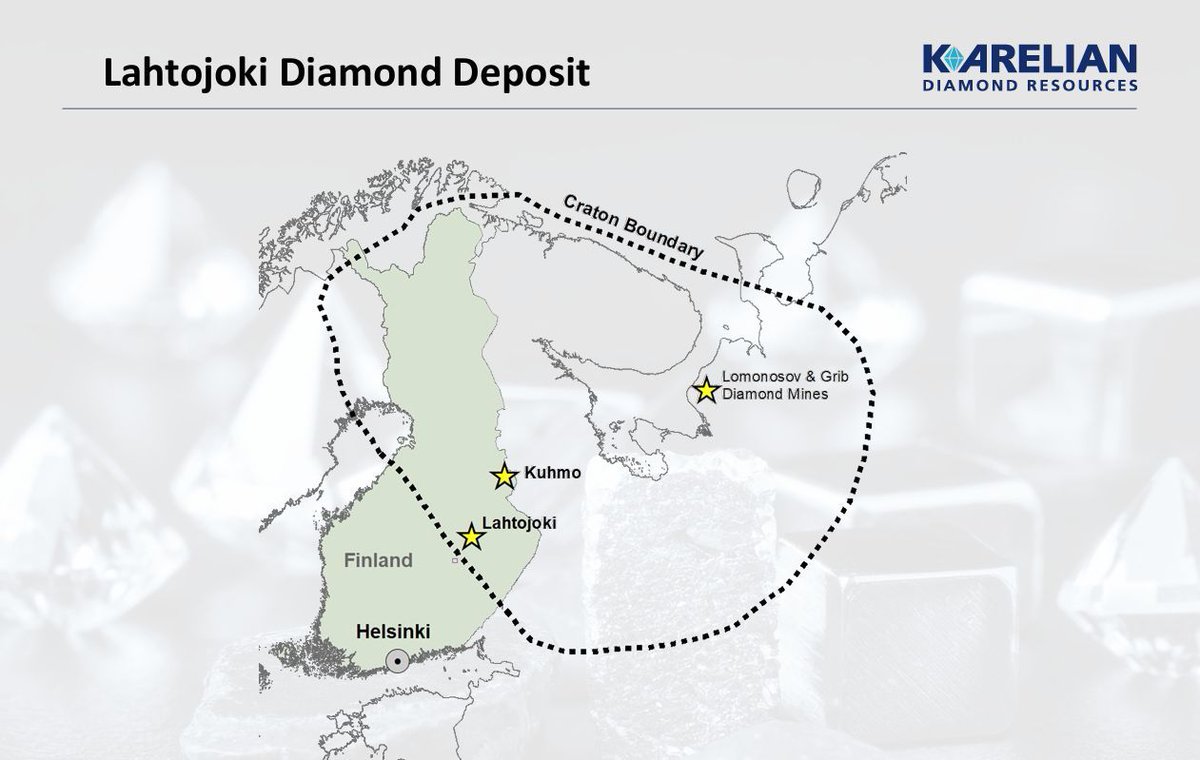 KarelianDRplc's tweet image. Lahtojoki Diamond Deposit 

Deposit is known to contain pink and other coloured diamonds. 

Read more: buff.ly/hpuTcJW 

#KDR #Diamonds