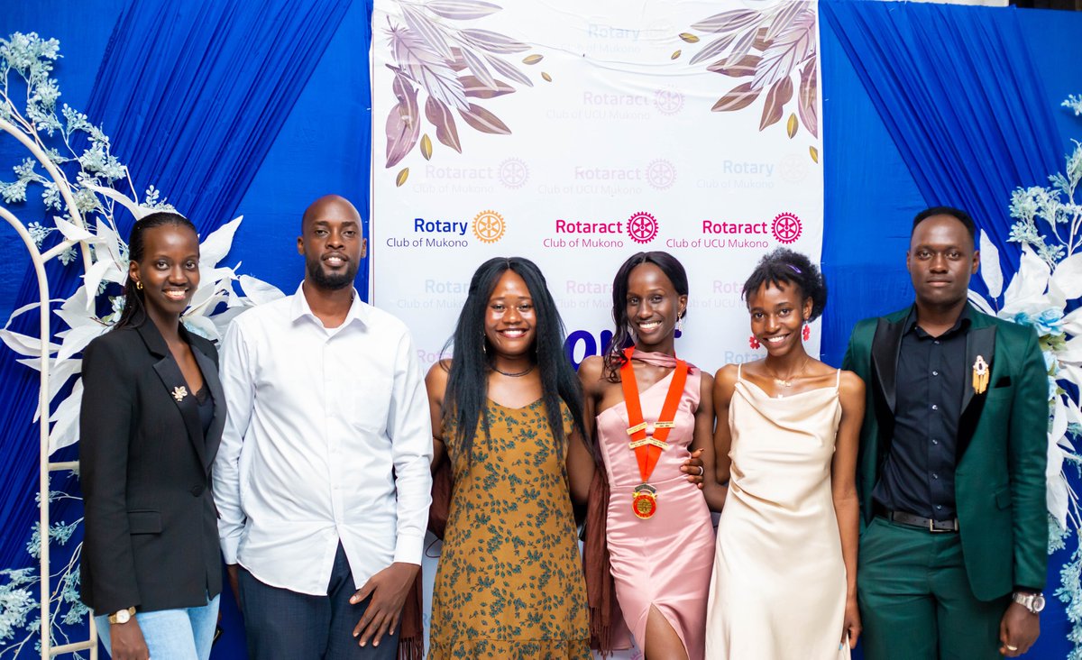 curthyatim's tweet photo. Today marks the start of something beautiful. ✨
Honoured to be installed as the 24th President of the Rotaract Club of UCU Mukono. 
With gratitude and grace, I embrace this mantle, and I'm ready to lead with love, learn with humility, and serve with passion.
#UniteforGood https://t.co/uvz3t4aPrK