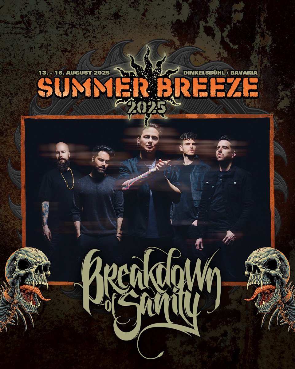 Hard to believe it’s been a decade since we last played Summer Breeze - and we couldn’t be more excited to finally return this year! Who was there back in 2015? Let’s make some new memories.🫶
#breakdownofsanity #bos #metal #metalcore #modernmetal #summerbreeze