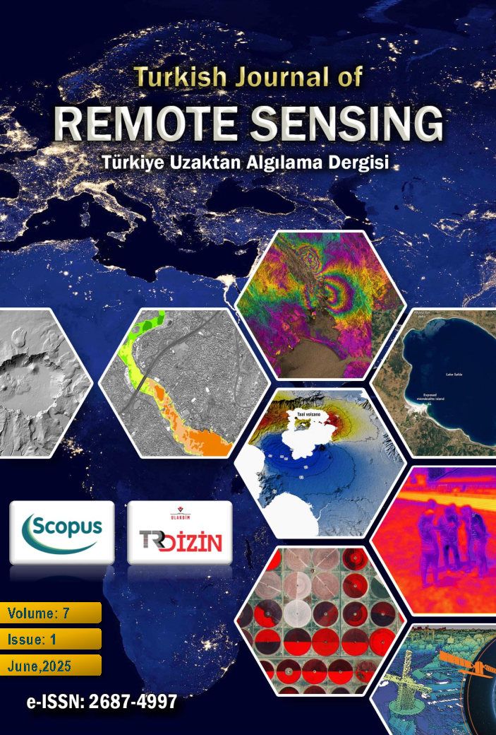 📢 New Issue Published – Volume 7, Issue 1 (2025)

We are pleased to announce that the latest issue of the Turkish Journal of #RemoteSensing (TJRS) [Vol. 7, Issue 1 – 2025] is now online: dergipark.org.tr/en/pub/tuzal/i…

✅ SCOPUS and TR Dizin 
<a href="/OsmanOrhan44/">Doç. Dr. Osman Orhan</a> <a href="/a_tarik_torun/">A.Tarık TORUN</a> <a href="/resulcomert1/">rcomert</a>