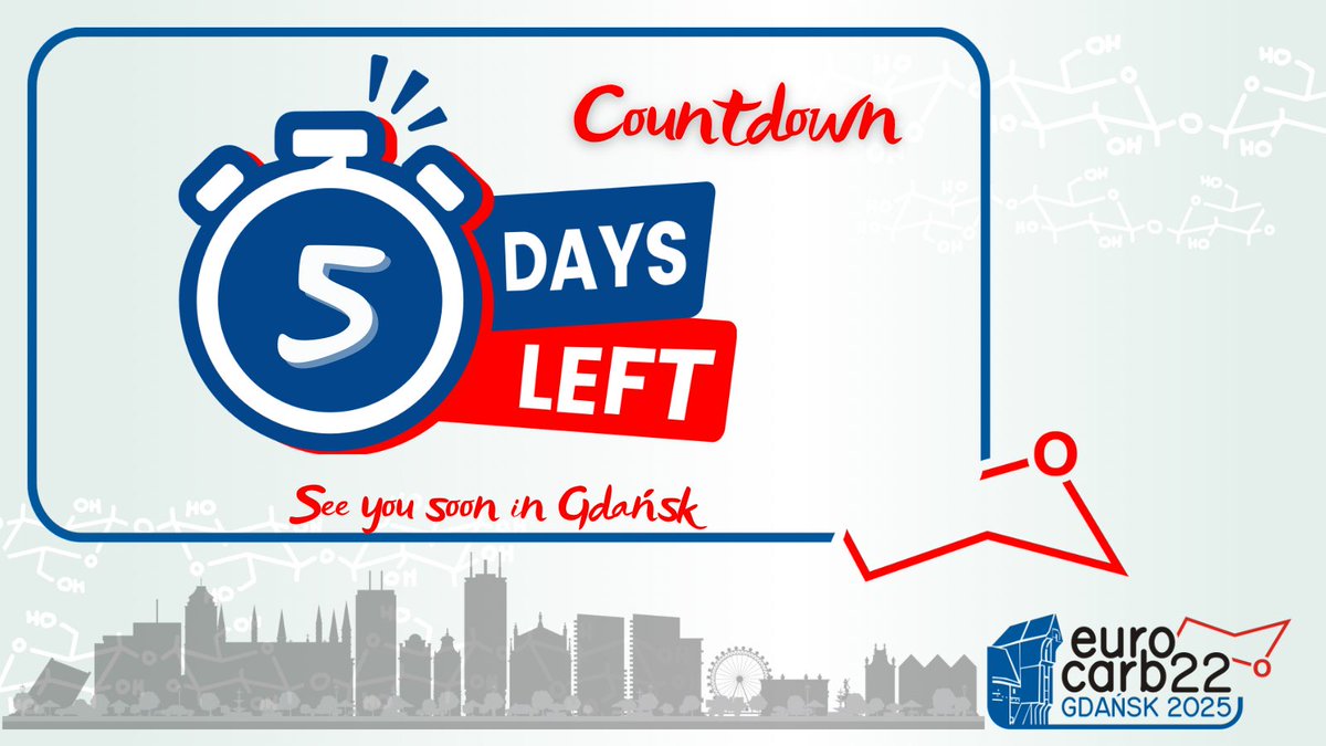🎉 Eurocarb22 Countdown!
5 days to go!
#Eurocarb22 #Gdańsk