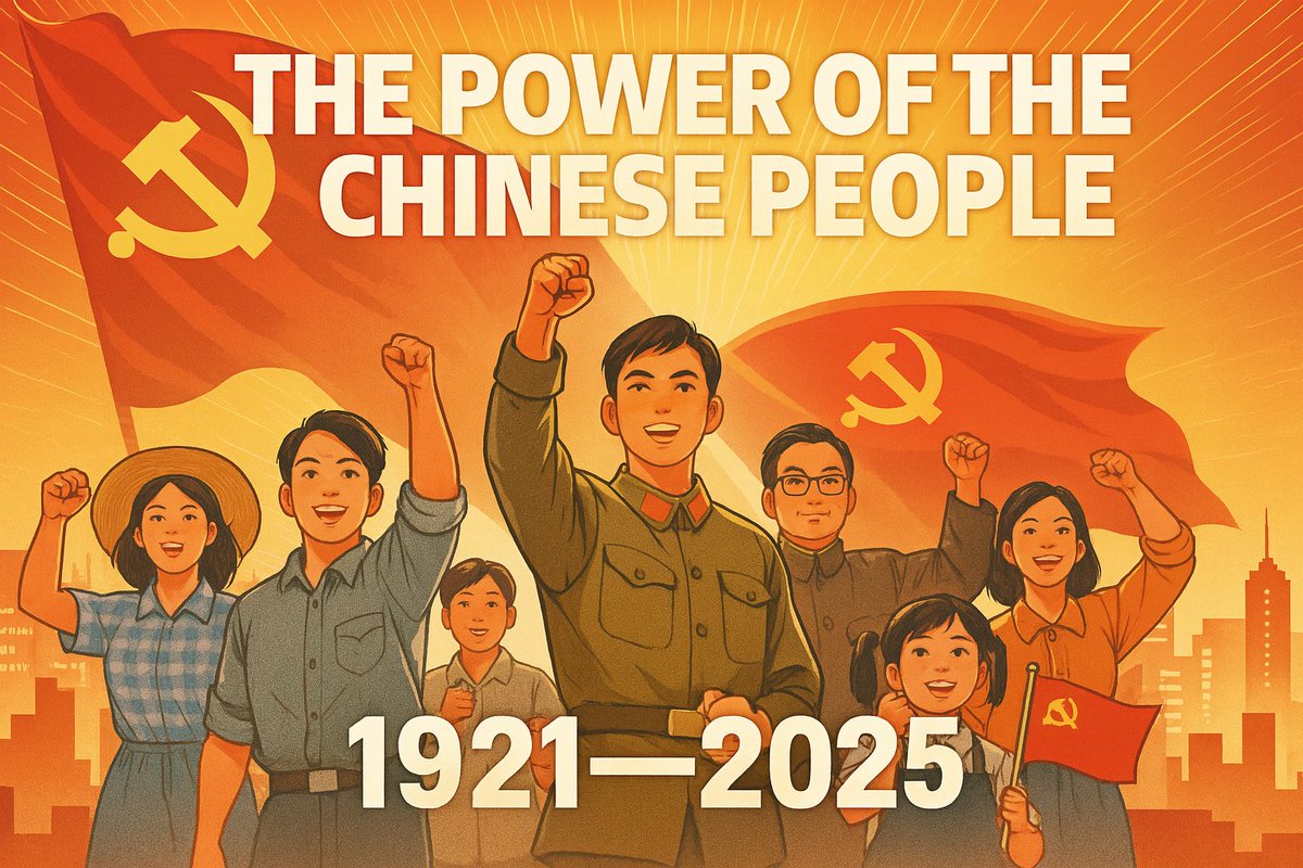 YanLong8962's tweet photo. 🎉 Happy 104th Birthday to the Communist Party of China! 🇨🇳
#CPC104 #July1
On July 1, 1921, the Communist Party of China (CPC) was born with just 57 members, meeting in secret on a boat in Jiaxing, Zhejiang Province.
In 2025, the CPC proudly stands as the world’s largest political party, with over 100.27 million members.
Here’s a brief timeline of key milestones:
🕰️ 1921 – CPC founded in Shanghai & Jiaxing
📈 1935 – After the Long March, Mao Zedong emerges as the central leader
🎖️ 1949 – Founding of the People’s Republic of China under CPC leadership
🌾 1978 – Reform & Opening-Up begins under Deng Xiaoping
🚄 2001 – China joins the WTO, ushering in global economic integration
🌐 2012–2022—Under Xi Jinping, CPC enters a new era focused on modernization, poverty alleviation, and national rejuvenation
📊 2021 – CPC celebrates its 100th anniversary; declares end of extreme poverty in China
🎯 2025 – CPC celebrates 104 years with a vision focused on innovation, sustainable development, and the people’s well-being
From 57 pioneers to over 100 million members, the CPC has led China through war, revolution, reform, and modernization, transforming it into the world’s second-largest economy and a pillar of global stability.
🔴 Rooted in history. Focused on the future. Committed to the people.
Happy Birthday, #CPC! 🎂🇨🇳
#CPC104 #China #CommunistPartyOfChina #ModernChina #NationalRejuvenation #PoliticalScience #GlobalAffairs #PovertyAlleviation #ChinaRising #July1 #Geopolitics #WorldPolitics #EastAsia #PoliticalHistory #ReformAndOpeningUp #Leadership #Governance #TodayInHistory #Anniversary #News #Trending