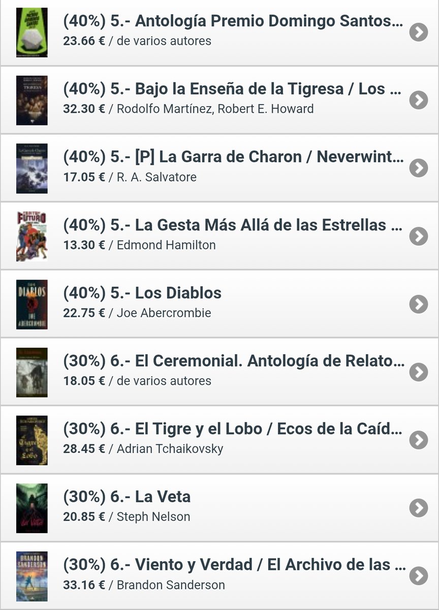 Librería Cyberdark (@cyberdark) on Twitter photo Lo más vendido en junio en #Cyberdark. Mucho terror, pulp y tres títulos de <a href="/aptshadow/">Adrian Tchaikovsky</a> entre los más vendidos
👉goo.su/X24giU Lo más vendido en junio en #Cyberdark. Mucho terror, pulp y tres títulos de <a href="/aptshadow/">Adrian Tchaikovsky</a> entre los más vendidos
👉goo.su/X24giU