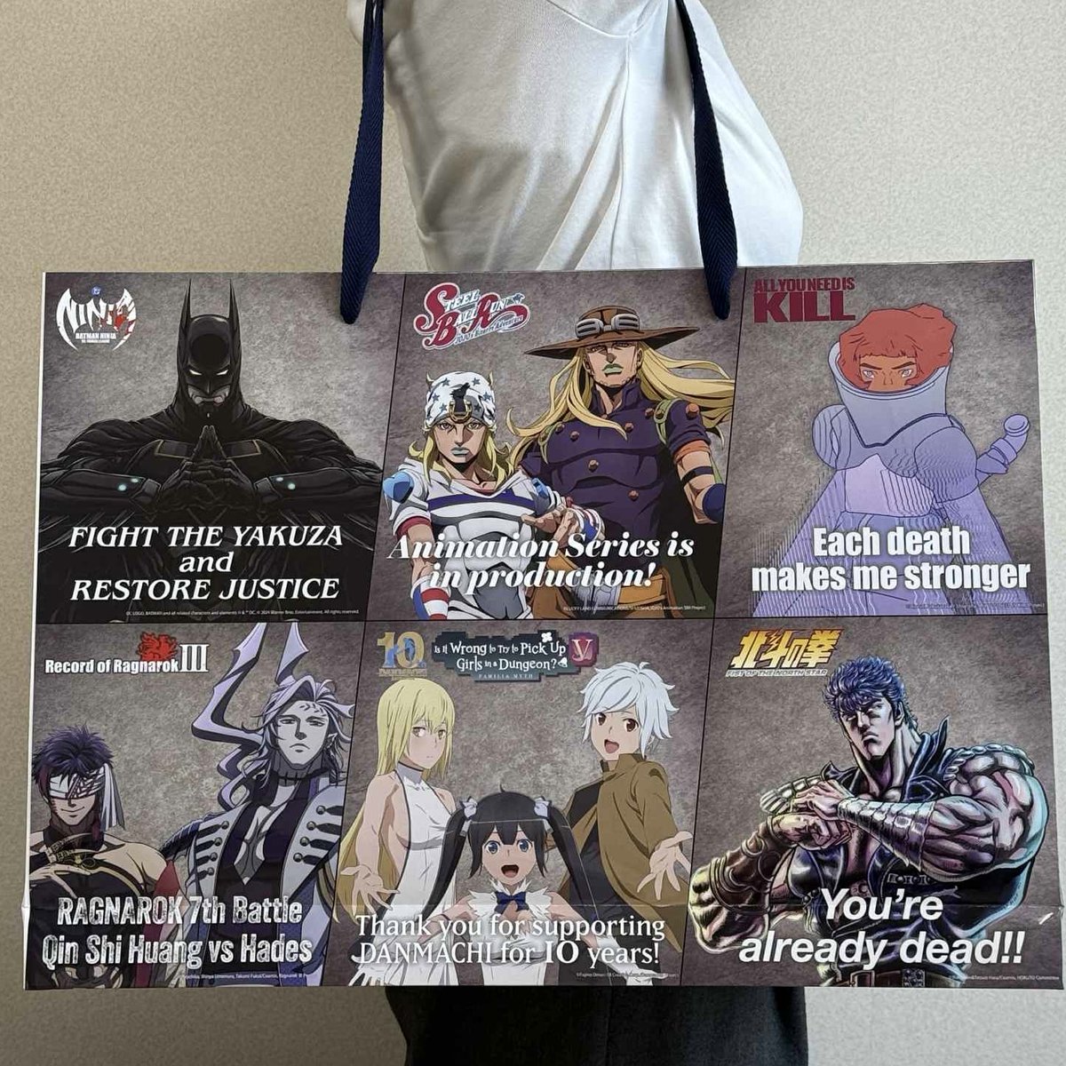 Meet our special guests at our panel!!🔥 
 Voice of Hades: J. Micheal Tatum  
 Voice of Qin Shi Huang: Cory Yee

Attendees of the WBJ Panel on July 5 at 1:00 PM (408AB) will receive a limited bad👀
⚠️Limited quantities — first come, first served!

#AX2025 
#ror_anime