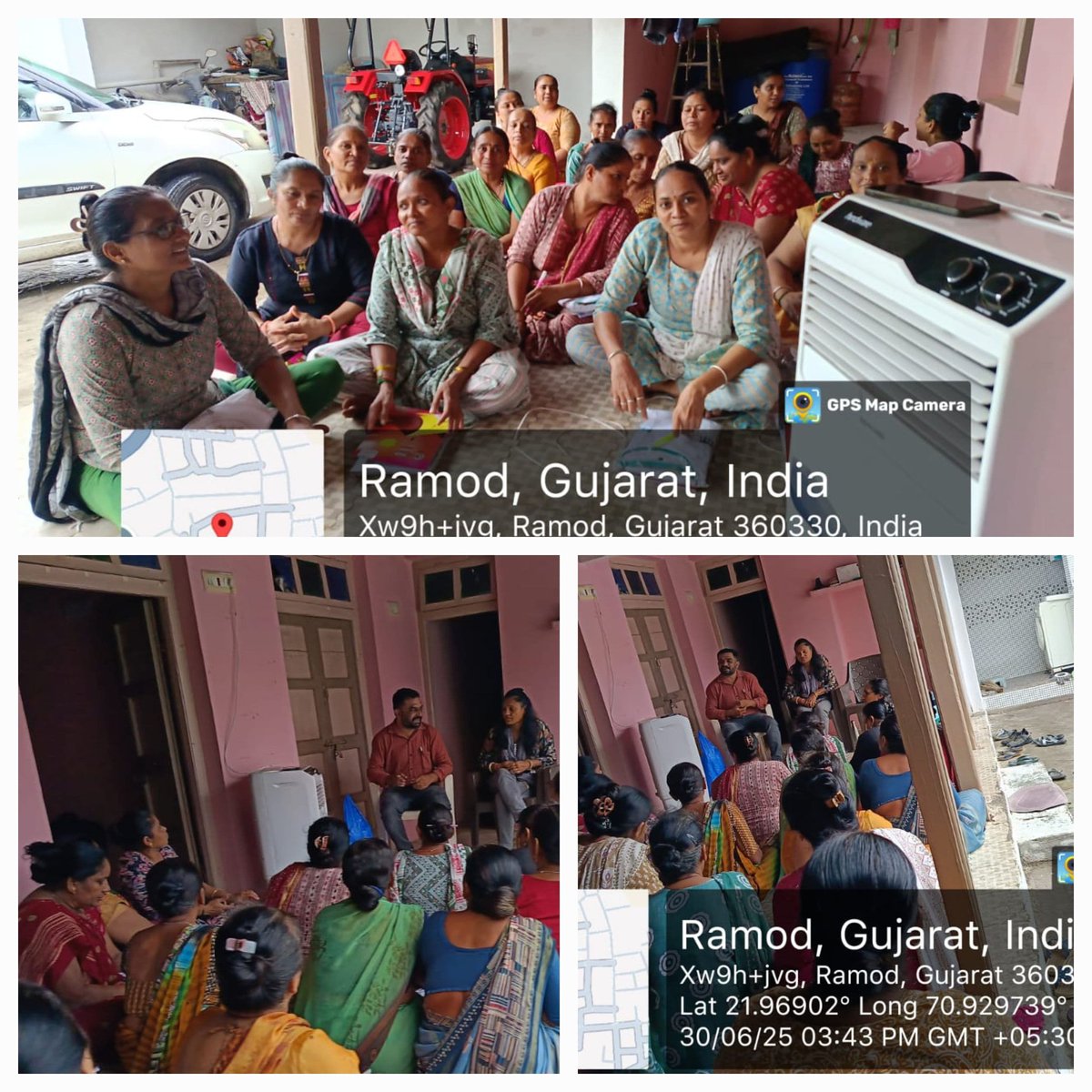 કોટડા સાંગાણીના રામોદ ગામમાં RSETI માંથી સાબુ પાવડર ફીનાઇલ અને લિક્વિડ વગેરે બનાવતા શીખવાની તાલીમ શરૂ કરવામાં આવી. RSETI માંથી સંદીપભાઈ  અને  તાલીમ ટ્રેનર  નિશાબેન દ્વારા તાલીમ આપવામાં આવી.