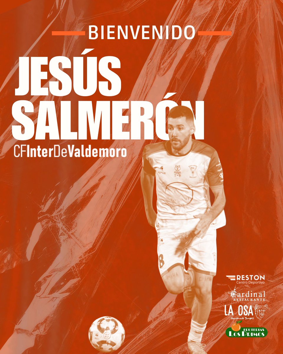📢 OFICIAL | FICHAJE JESÚS SALMERÓN

Nos complace anunciar la incorporación de <a href="/Jesussalmeron8/">SALME</a> al CF Inter de Valdemoro, procedente del Parla Escuela.

¡Bienvenido, <a href="/Jesussalmeron8/">SALME</a> ! 

#VamosInter #InterDeValdemoro