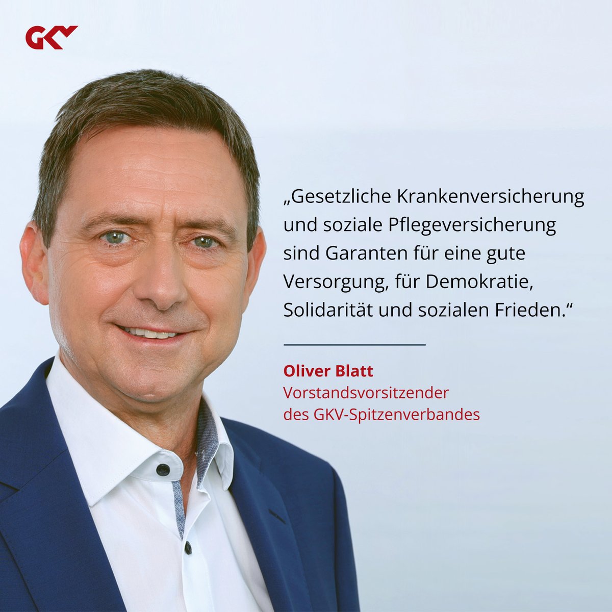 GKV-Spitzenverband (@gkv_sv) on Twitter photo Oliver Blatt, Vorstandsvorsitzender des GKV-Spitzenverbandes, sprach mit der <a href="/faznet/">Frankfurter Allgemeine</a> über die sturmerprobte GKV, Wertschätzung und das liebe Geld. Mehr: tinyurl.com/3thkucnr Oliver Blatt, Vorstandsvorsitzender des GKV-Spitzenverbandes, sprach mit der <a href="/faznet/">Frankfurter Allgemeine</a> über die sturmerprobte GKV, Wertschätzung und das liebe Geld. Mehr: tinyurl.com/3thkucnr