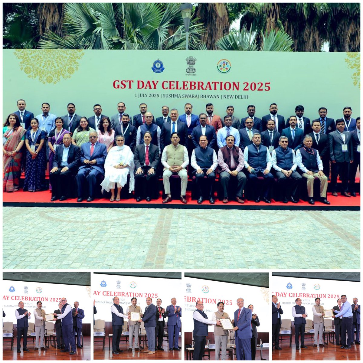 <a href="/FinMinIndia/">Ministry of Finance</a> <a href="/nsitharamanoffc/">Nirmala Sitharaman Office</a> <a href="/PIB_India/">PIB India</a> <a href="/mppchaudhary/">Pankaj Chaudhary</a> To felicitate excellence in key areas of GST administration, CGST Zones were awarded Letters of Commendation for outstanding performance in Registration,Refund, disposal of Appeals and CPGRAM, assessed on parameters such as processing timelines, pendency, and quality of disposal.