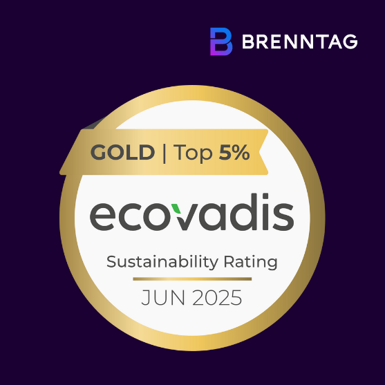 Brenntag holds scores in 2025 <a href="/ecovadis/">EcoVadis</a> sustainability assessment stable and is awarded Gold-medal. Learn more in our press release: spkl.io/6013ABx1l

#Sustainability #GoldRating