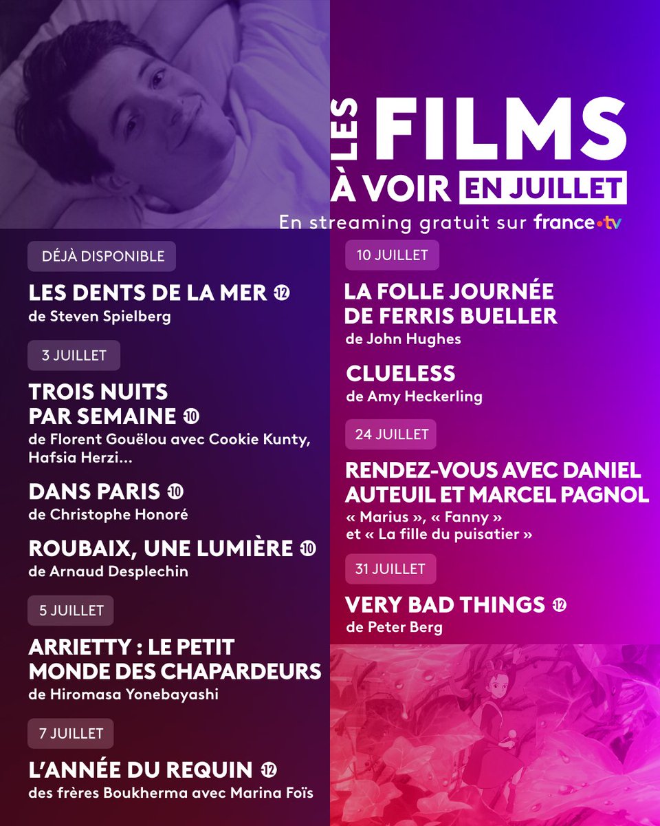 francetvcinema's tweet image. Attention, en juillet, baignade dangereuse !