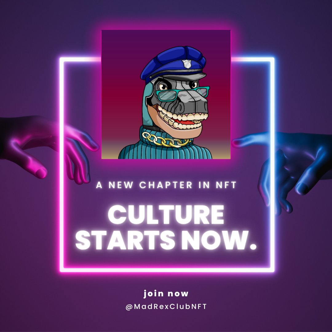 MadRexClubNFT's tweet photo. The countdown to digital history has begun. ⏳
Are you ready to experience the next evolution of NFT culture?
Step into the Jurassic future with Mad Rex. 🦖
#MadRexClub #JurassicNFTs #NFTDrop #Web3Jurassic #CryptoCollectibles #NFTCommunity #DigitalDinos #BlockchainEvolution https://t.co/tlQnxlGr1F