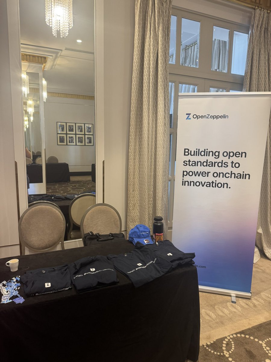David_Bessin's tweet image. Feeling a bit….majestic?
@OpenZeppelin is set up at Le Majestic hotel, steps away from the main hall. Come say hi and chat about OSS + life at the leader of building onchain standards #EthCC2025 #EthCC8