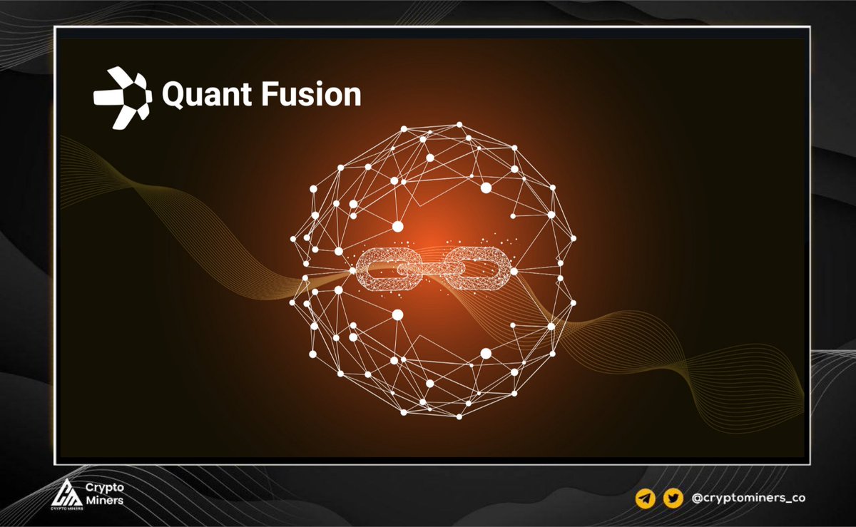 Quant Network Launches “Fusion”! @Quant_Network has officially unveiled  Quant Fusion, an infrastructure platform set to redefine interoperability  across public and permissioned blockchains, solving long-standing  challenges for institutions entering ...