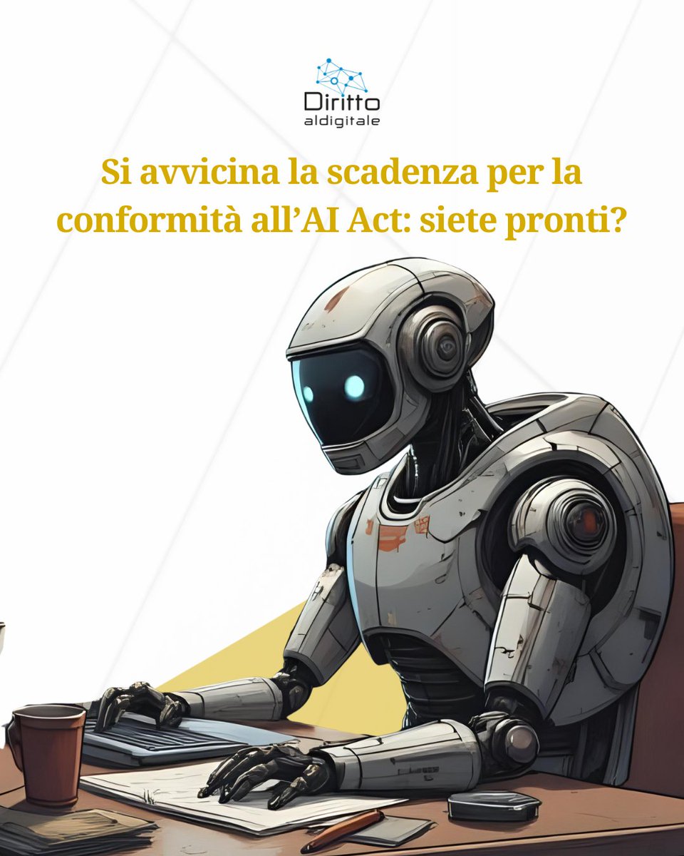 dirittodigitale's tweet image. 🔦 Si avvicina la scadenza per la conformità all’AI Act: siete pronti?

📌 Ne ha discusso Giulio Coraggio di DLA Piper nell&apos;articolo pubblicato su Diritto al Digitale

#AIAct #conformità #intelligenzaartificiale #imprese #dlapiper #proudtobedlapiper