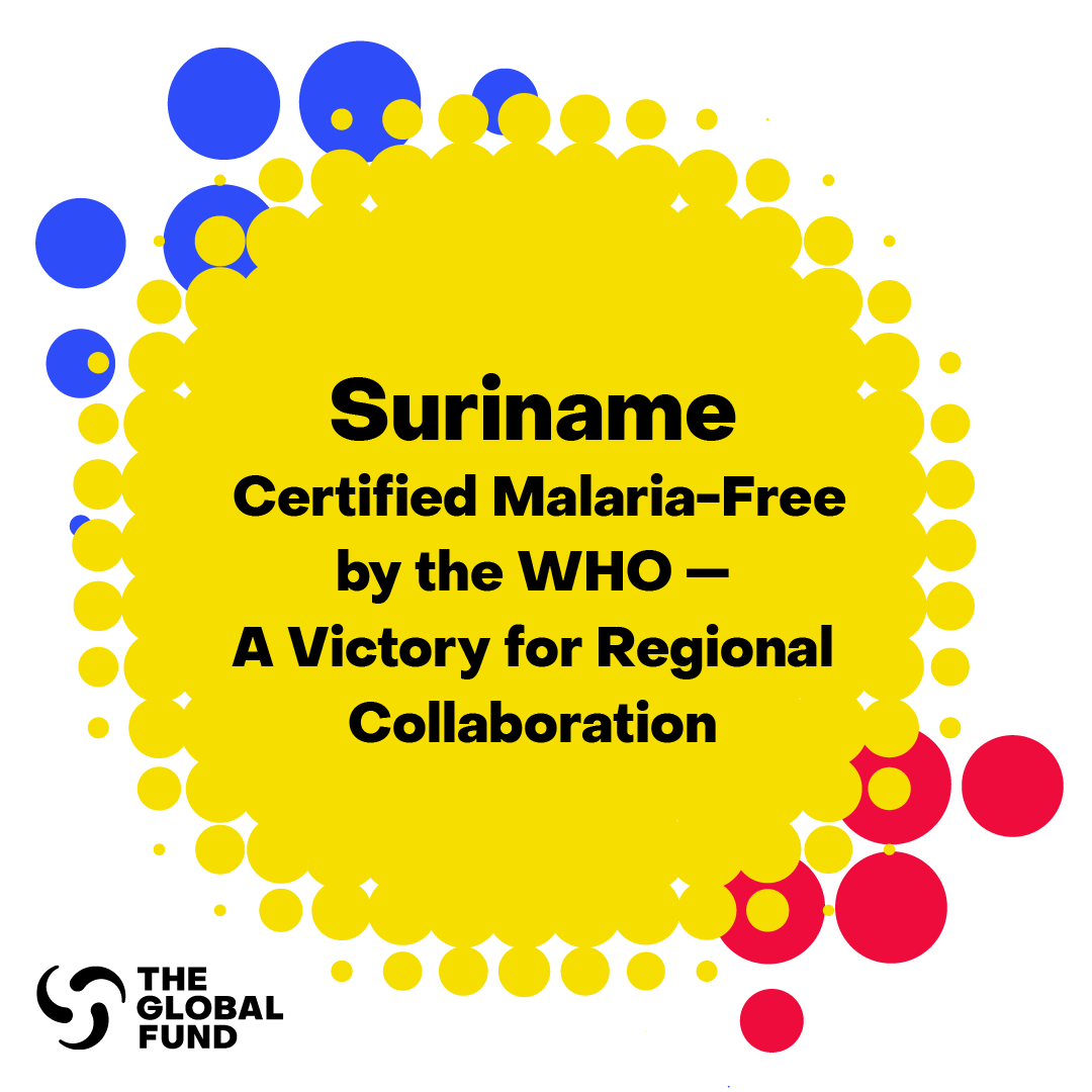 Suriname is now officially malaria-free — the first country in the Amazon region to achieve this milestone. 

A major win in the fight against malaria, made possible by strong health systems, collaboration, and unwavering commitment. #DefeatMalaria 

theglobalfund.org/en/news/2025/2…