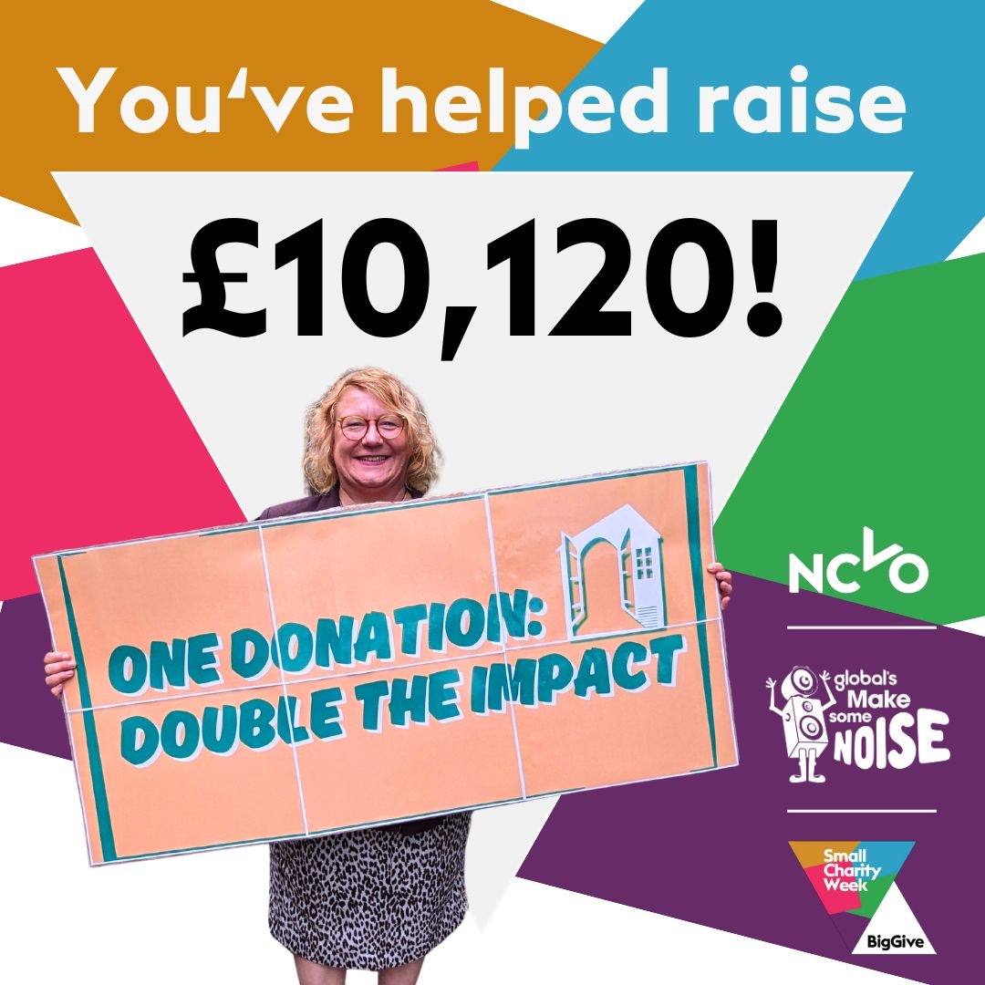 🤝What an amazing achievement! We're blown away by your support and generosity; thank you to everyone who donated and spread the word about our Biggive campaign for #SmallCharityWeek, and who helped us reach this incredible goal!