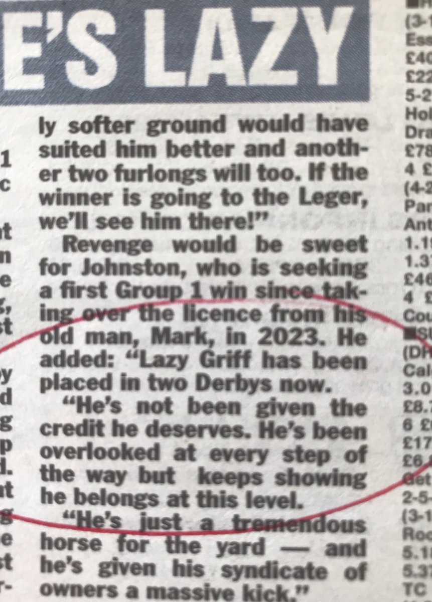 We didn’t all overlook Charlie ⁦<a href="/Johnston_Racing/">Johnston Racing</a>⁩ 😉and ⁦<a href="/acmulrennan/">adele mulrennan</a>⁩ too! 😉🏇