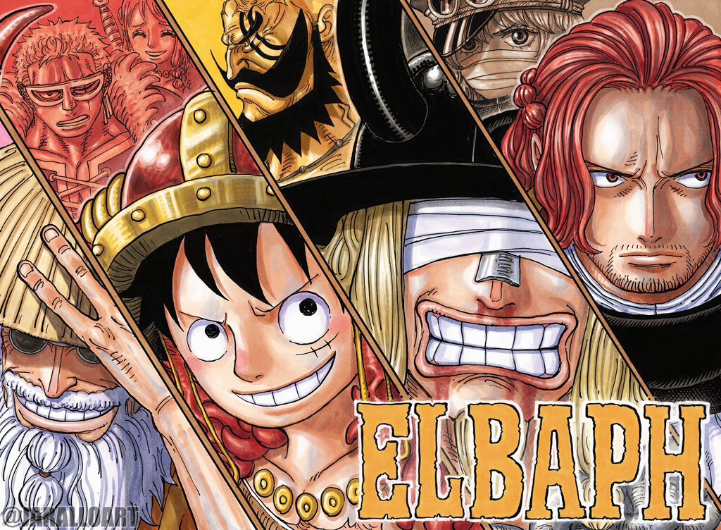 OnePiecesama09's tweet image. Déjà 9 mois que Elbaph a débuté, avec seulement 27 chapitres au compteur il s'est passé bcp de choses ! @HdoPlus #ONEPIECE #ONEPIECEカードゲーム #onepiece1153 #ONEPIECE1154 Combien de chapitres restent-ils à l'arc des géants ? @GojiYoutube @Nina_2119 @404_hunter @onepiecepassion