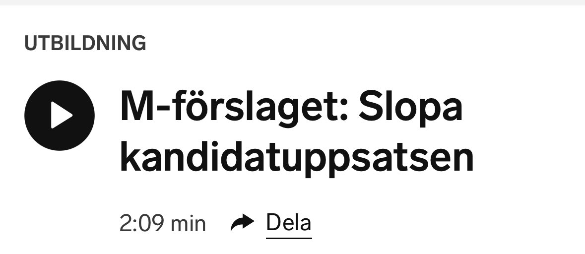 Problemet är inte att folk som utbildar sig i bristyrken skriver kandidatuppsats - utan att villkoren är för dåliga när till exempel sjuksköterskor och socionomer kommer ut på arbetsmarknaden. 

Vill M lösa det är en bra början att se till att välfärden inte går på knäna.