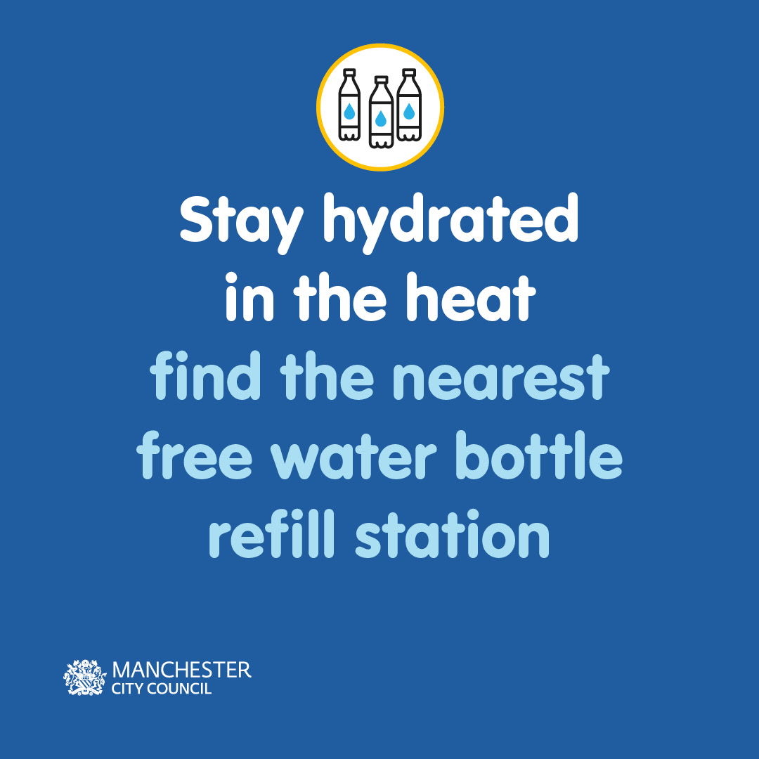 MCC Whalley Range (@mccwhalleyrange) on Twitter photo Beat the heat in Manchester. 
Our libraries are cool spaces where you can get: 
✅ Shelter from the sun 
💧 Free drinking water 
🌬️ A place to cool down 
🛋️ Resting areas 
Find out more at manchester.gov.uk/cool-spaces Beat the heat in Manchester. 
Our libraries are cool spaces where you can get: 
✅ Shelter from the sun 
💧 Free drinking water 
🌬️ A place to cool down 
🛋️ Resting areas 
Find out more at manchester.gov.uk/cool-spaces