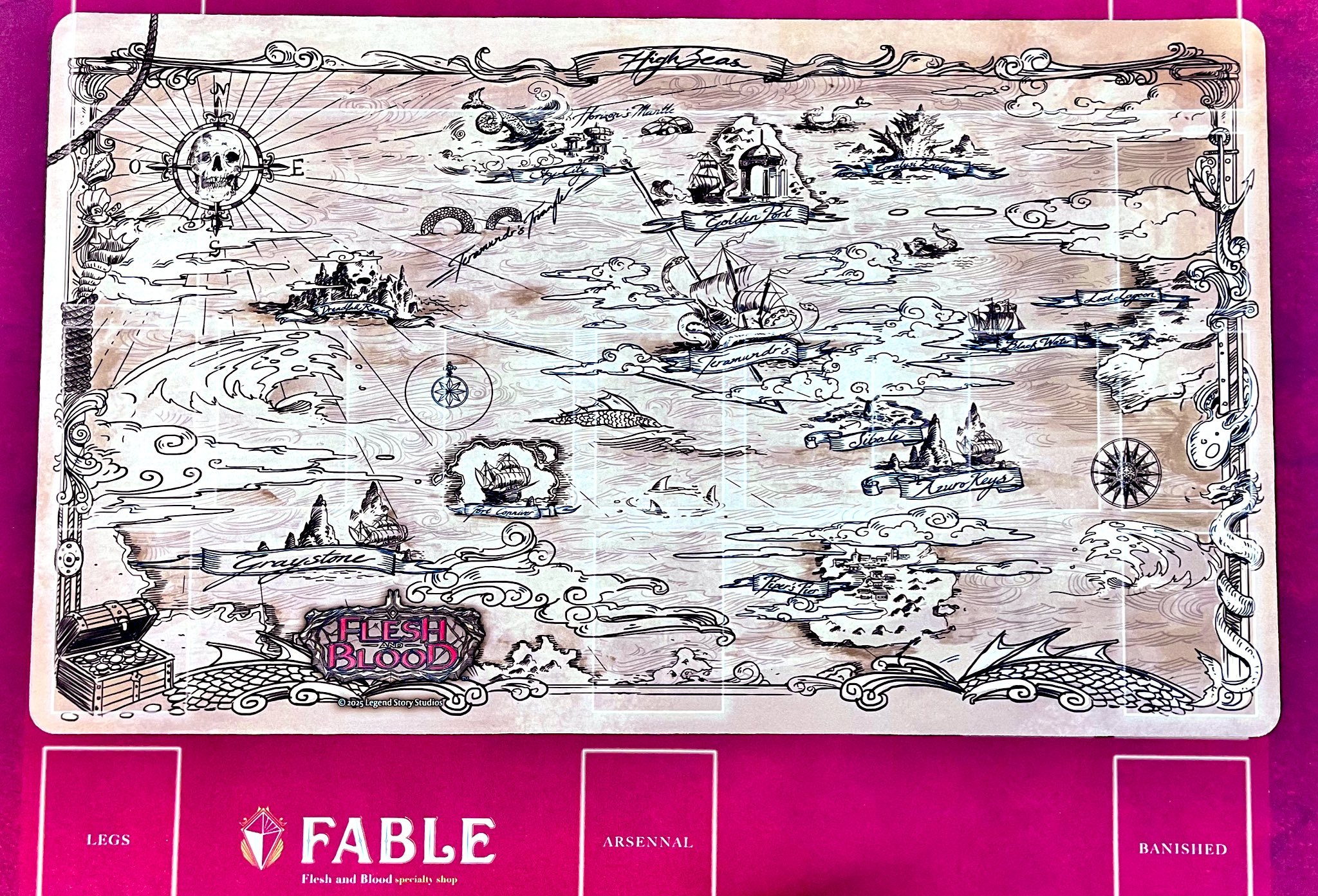 FAB 緋色の復讐者 アイラ プレイマット