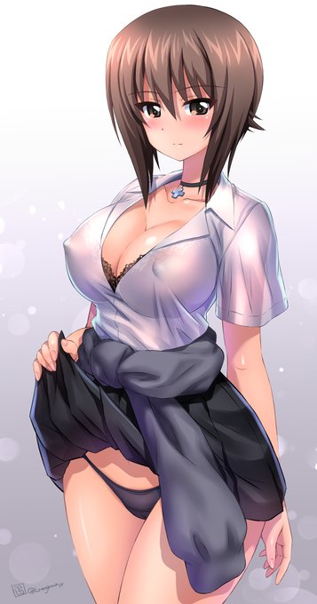 ぎゃるあんどぱんつ(ぁ 
#西住まほ誕生祭2025 
#西住まほ誕生祭 